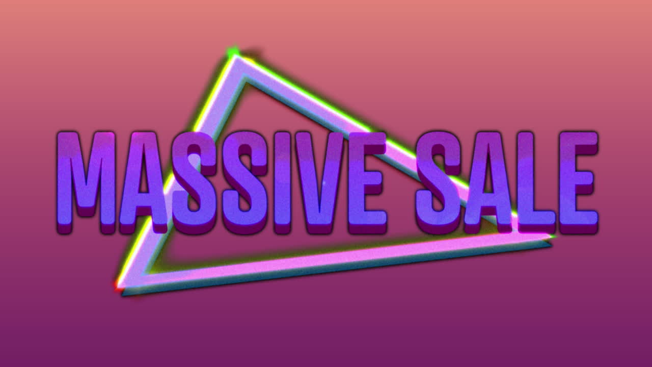 venta de gráficos masivos y coloridos en fondo rosa oscuro 4k