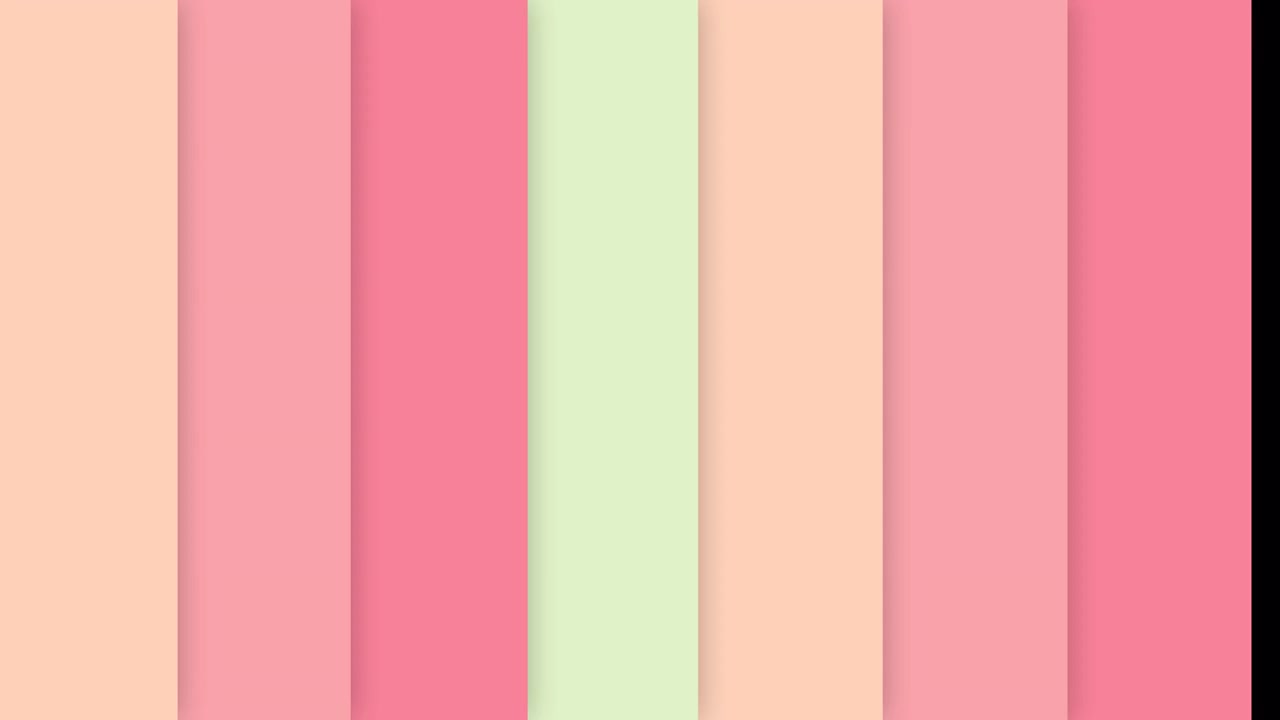 Abstract Animation of Sliding Pastel Vertical Stripes