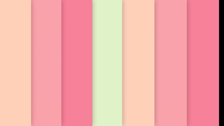 Abstract Animation of Sliding Pastel Vertical Stripes