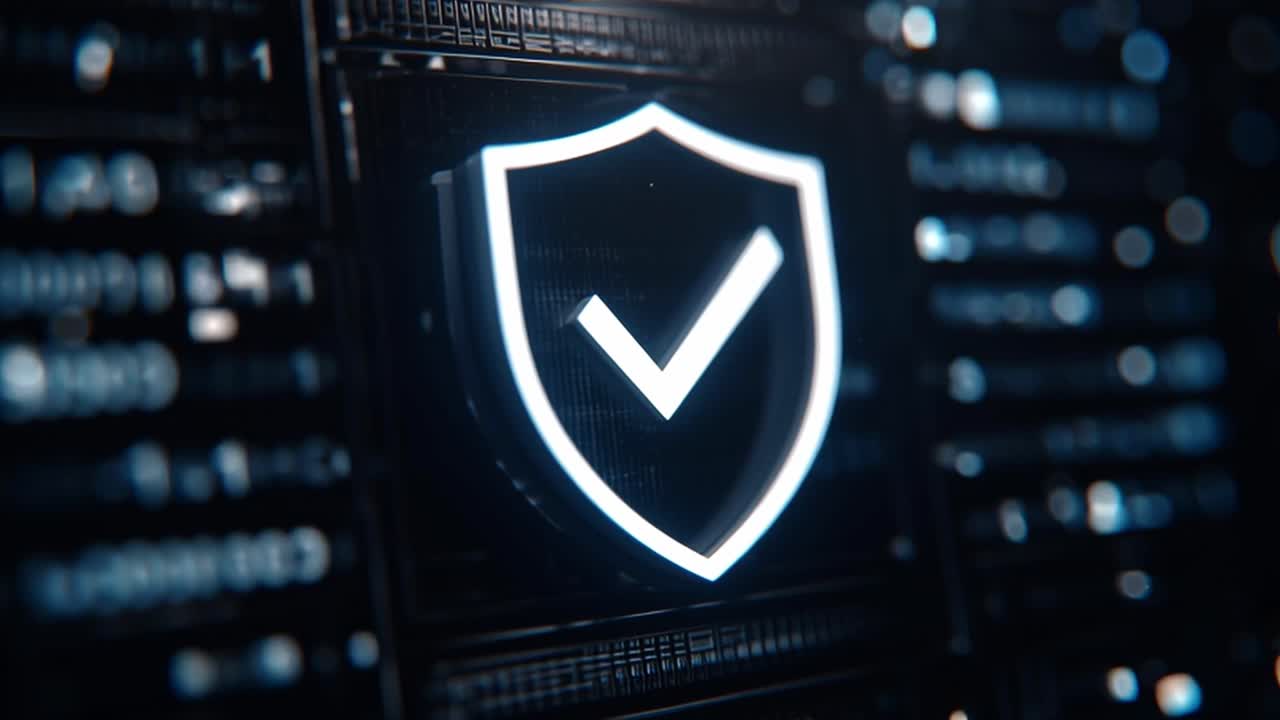 Security Shield with Check Mark