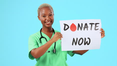 face, black woman and doctor with paper