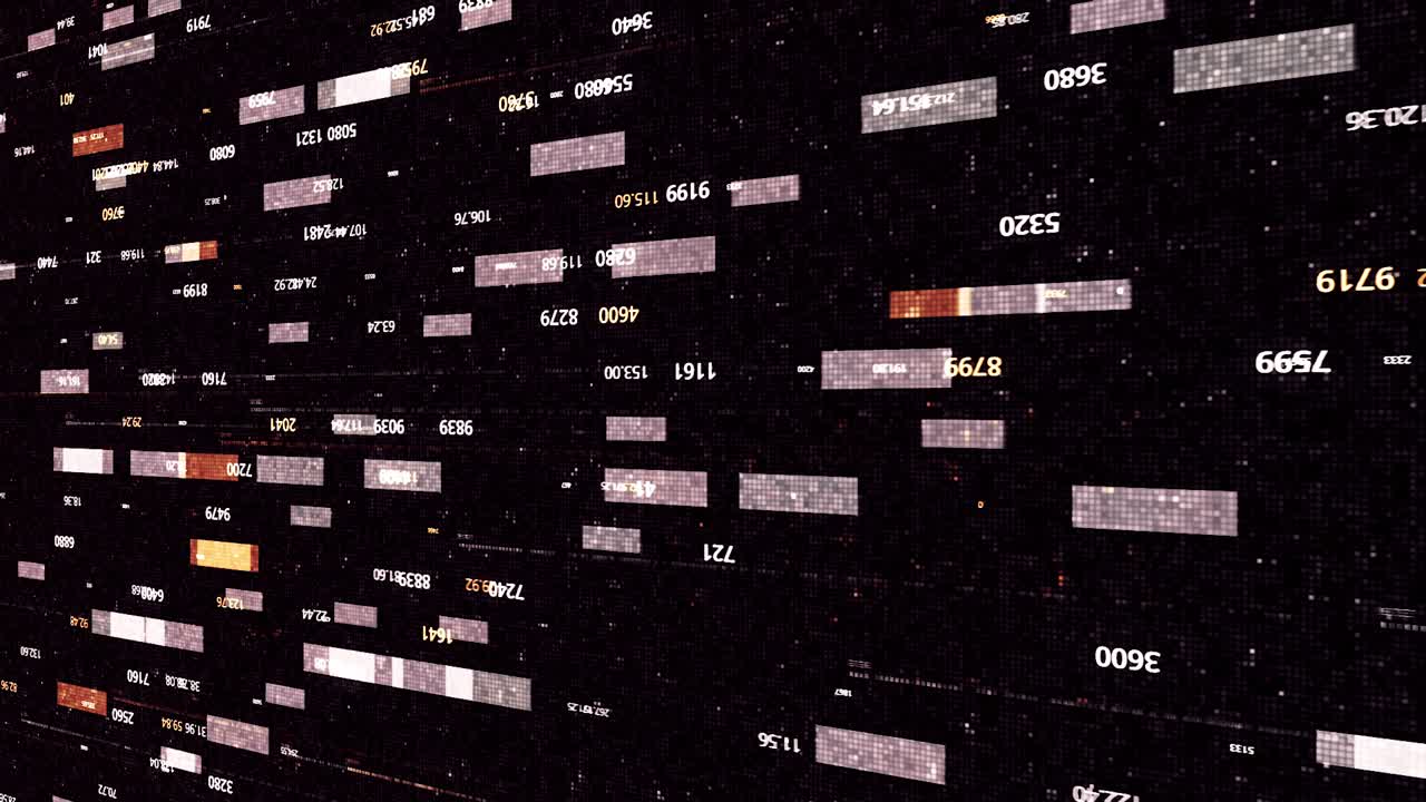 fondo del flujo de datos digital