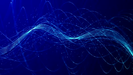 fondo abstracto azul en bucle 4k