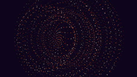 hipnotizante patrón espiral de puntos profundidad, movimiento y complejidad