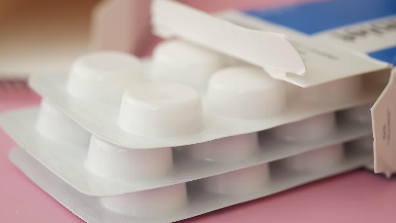 Pills in blister packs