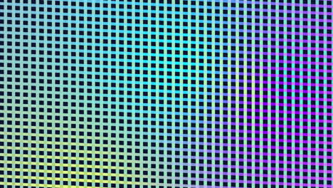 colorful grid pattern animation with gradient from blue to purple