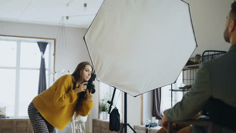 professional studio portrait photography session