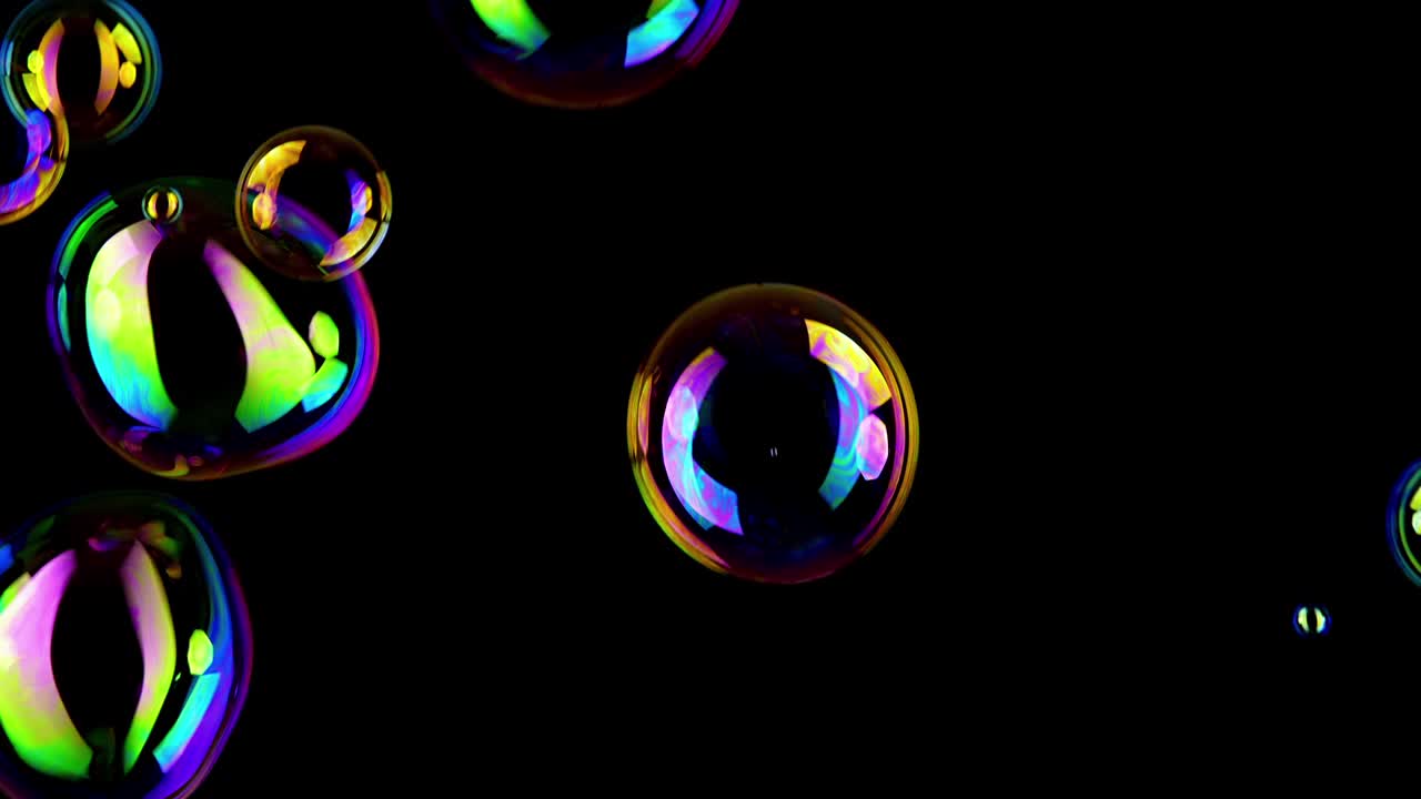 Soap bubble background.