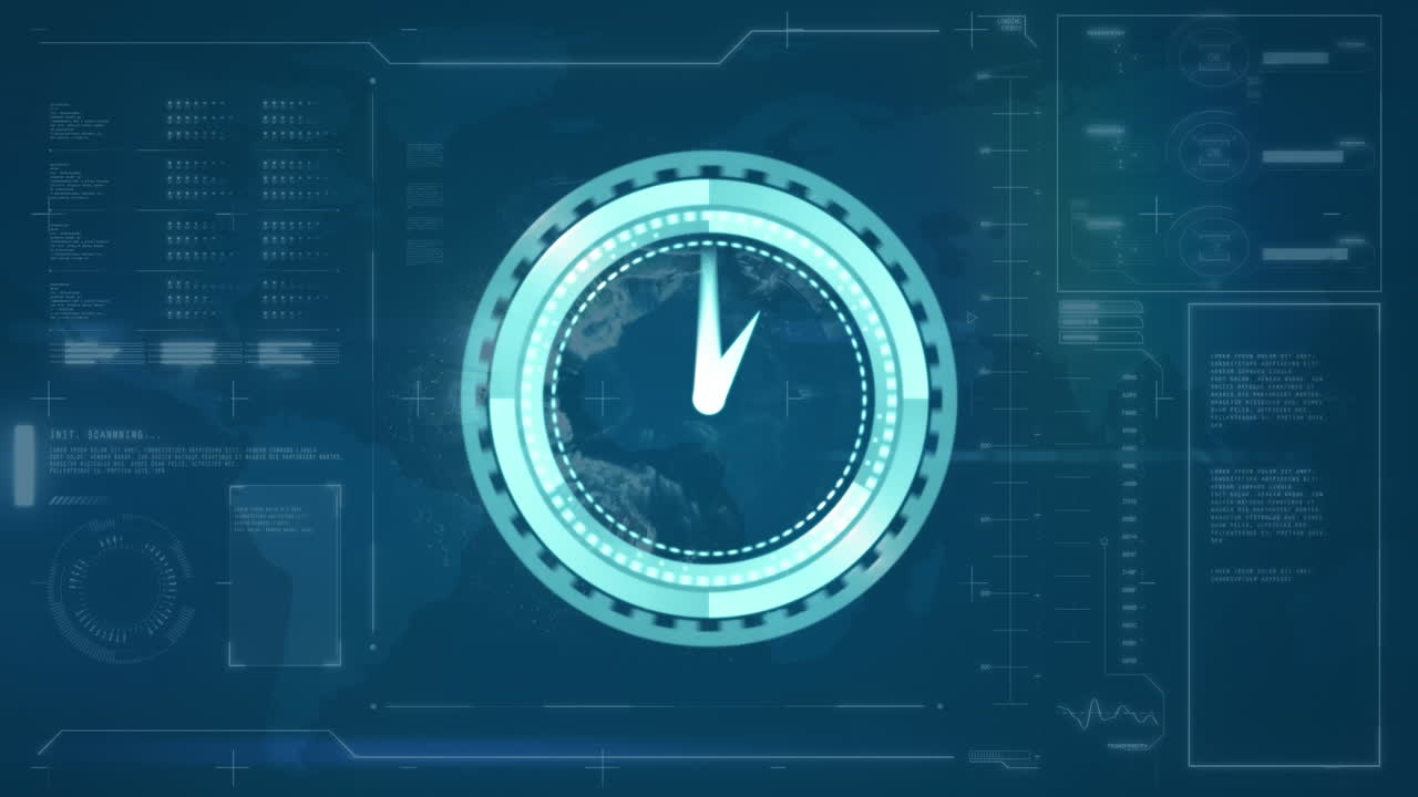 Animation of clock moving over doctor