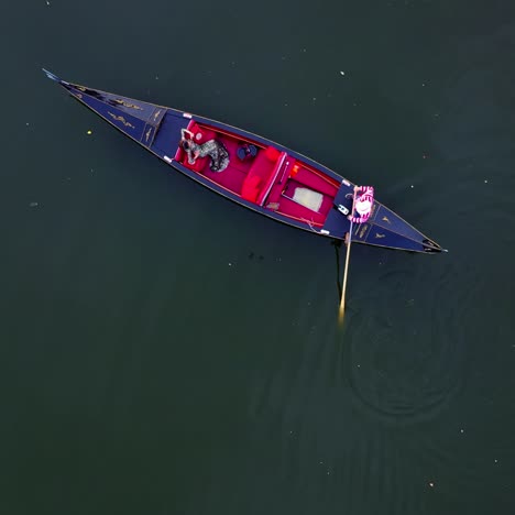 traditional gondola on river