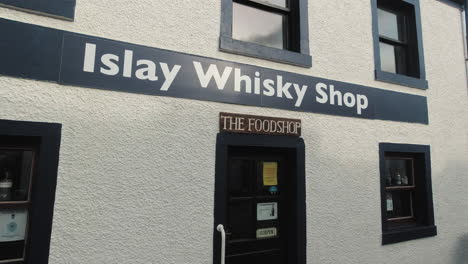 front of the islay whisky shop