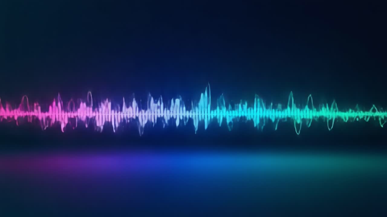 Dynamic Visualizations of Sound: A Journey Through Waveforms Captured in Stunning Color Gradients Representing Audio Frequencies and Amplitudes