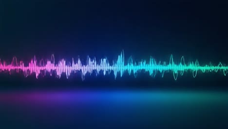 dynamic visualizations of sound: a journey through waveforms captured in stunning color gradients representing audio frequencies and amplitudes