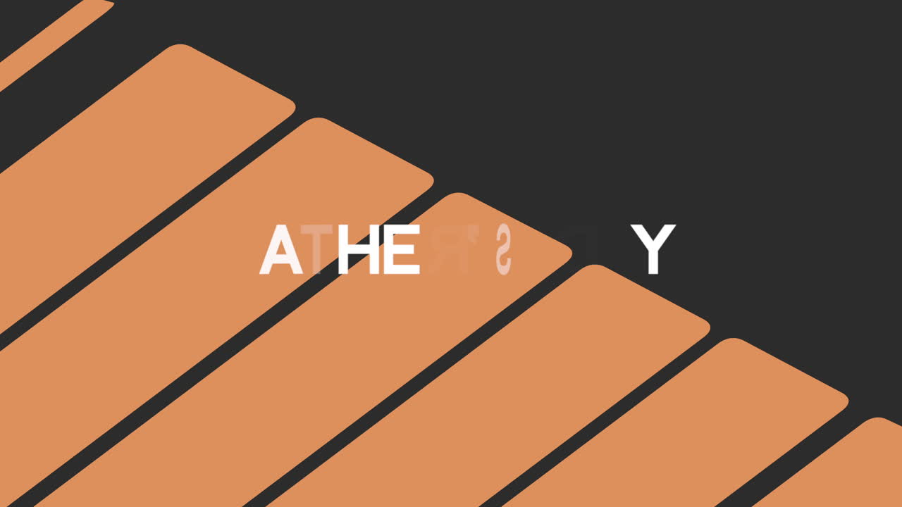 Fars dag med orange geometriske linjer