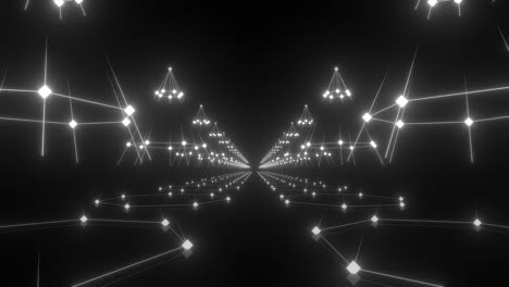 túnel de resplandor abstracto