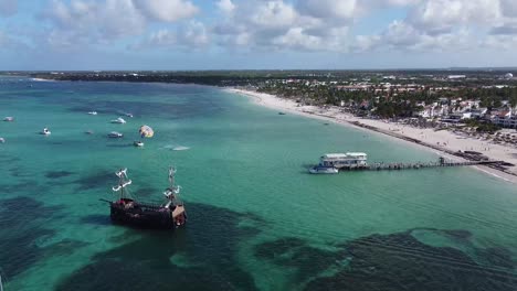 increíble imagen aérea de drones de la playa del mar