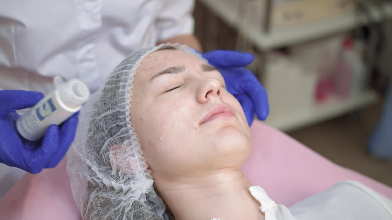 얼굴 치료 세션