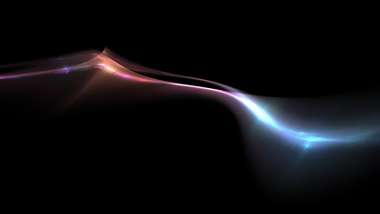 Colorful abstract glowing neon curve background.