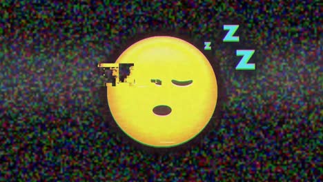 el emoticono está durmiendo