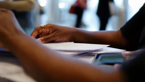 person signing documents