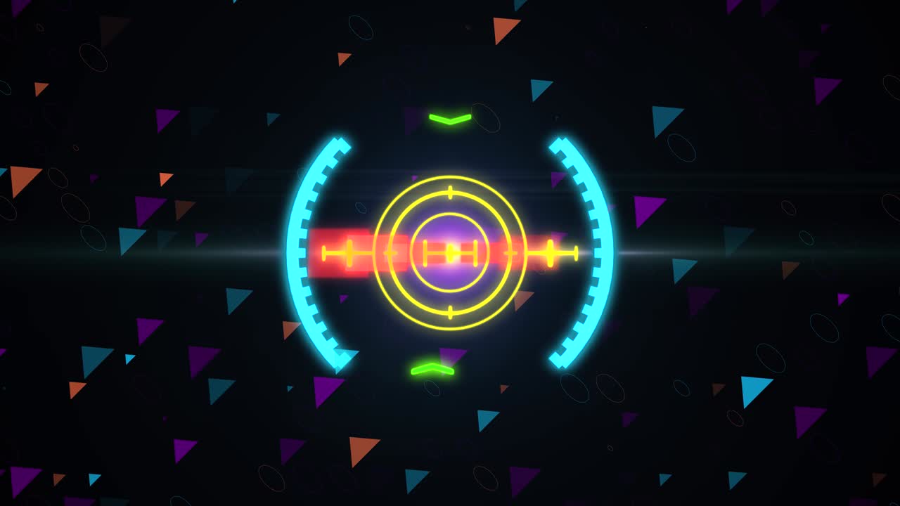 허드 스페이스 시트 요소 모션 그래픽