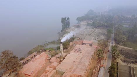 the brick industry developed around the alluvial soil along the ganga river