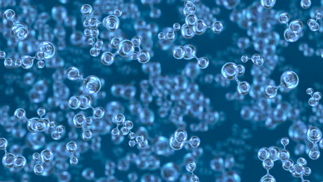 Molekül-H2O-Schleifenkachelhintergrund