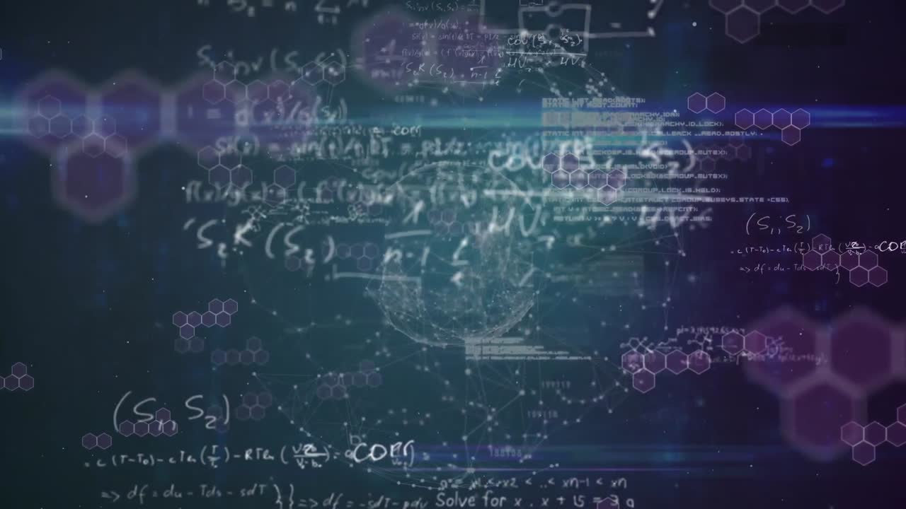 Animation of data processing over network of connections
