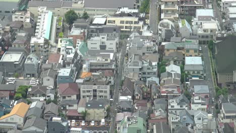 todavía vista aérea de los edificios de la ciudad de tokio