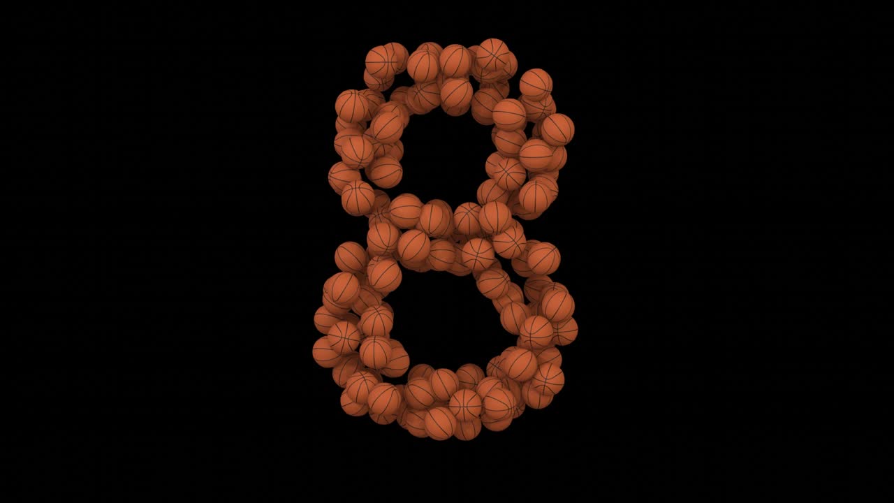баскетбольная циклическая анимация номер 8