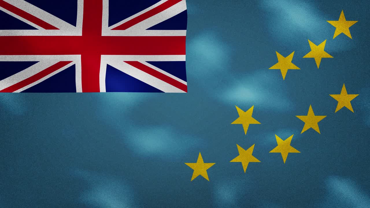 투발루 발의 밀집된 직물 파동, 배경 루프