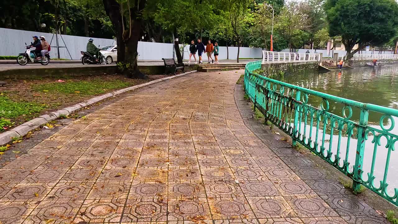 서쪽 호수 의 경치 좋은 길, 하노이, 베트남