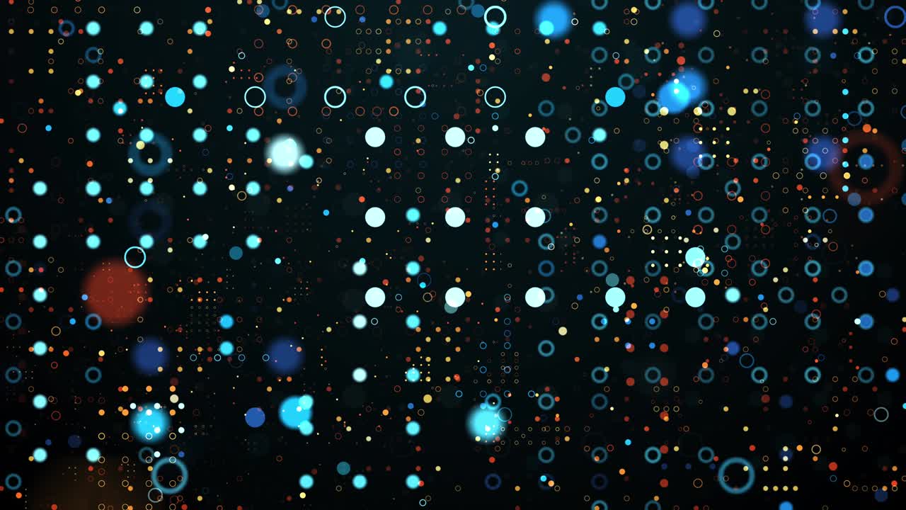 3d 추상적인 배경을 점 패턴으로 렌더링하는 디지털 테마