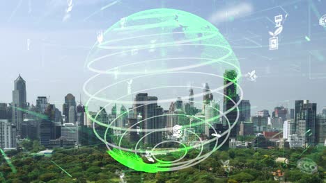 green city technology shifting towards sustainable alteration concept