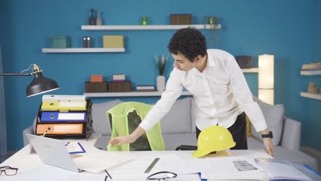 Chico-Ingeniero.-Soñando-Con-El-Concepto-Futuro-De-Ingeniería.