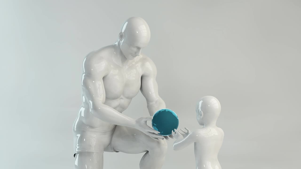 미래를 위한 아이들의 권한을 양육 교육 개념으로