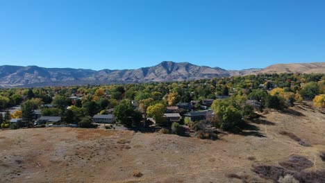 a pan along a colorado community