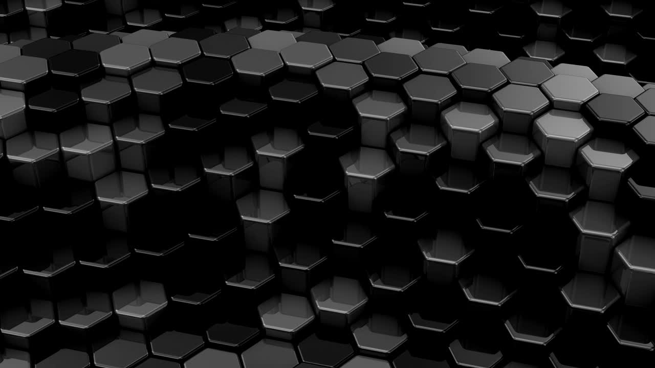 шестиугольники сформировали волну