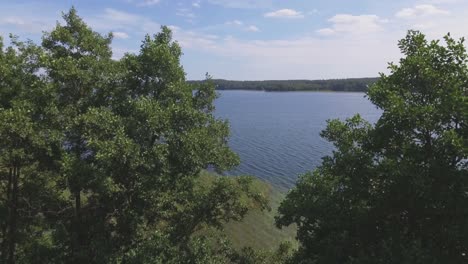 dome house on the water of the lake