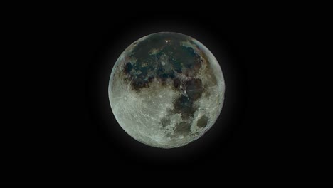 hacer zoom en una luna llena