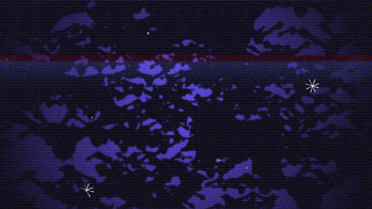 파란색 배경 위에 무서운 할로윈 날아다니는 박 ⁇ 의 애니메이션