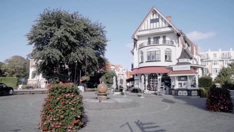 the coastal village of de haan with buildings in belle époque style