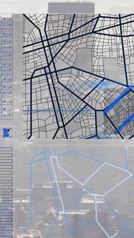 animation of city over data processing