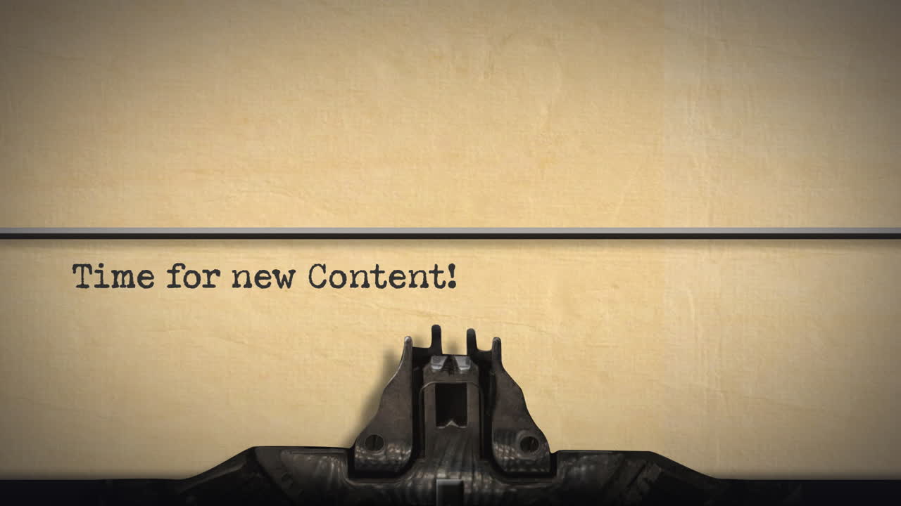 con una máquina de escribir