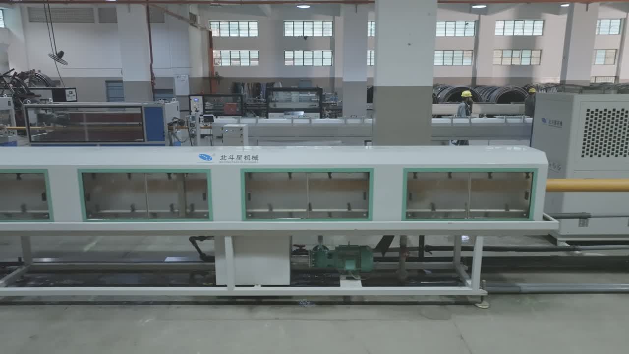 Motion video of an instrument used for production of PVC Pipes in Pipe Factory in Karachi, Pakistan.