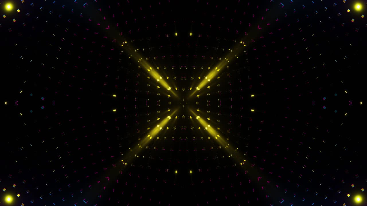 Abstract Colorful Light Visuals