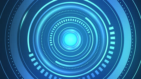 abstract futuristic blue technology circle background