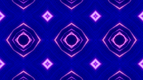 kaleidoscope abstract disco dance lights background, loop