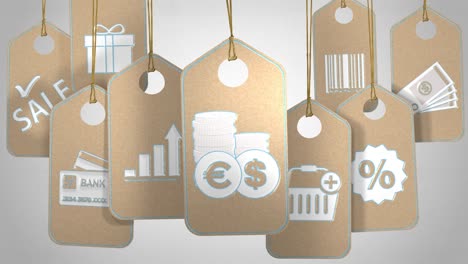 concepto de comercio electrónico y finanzas