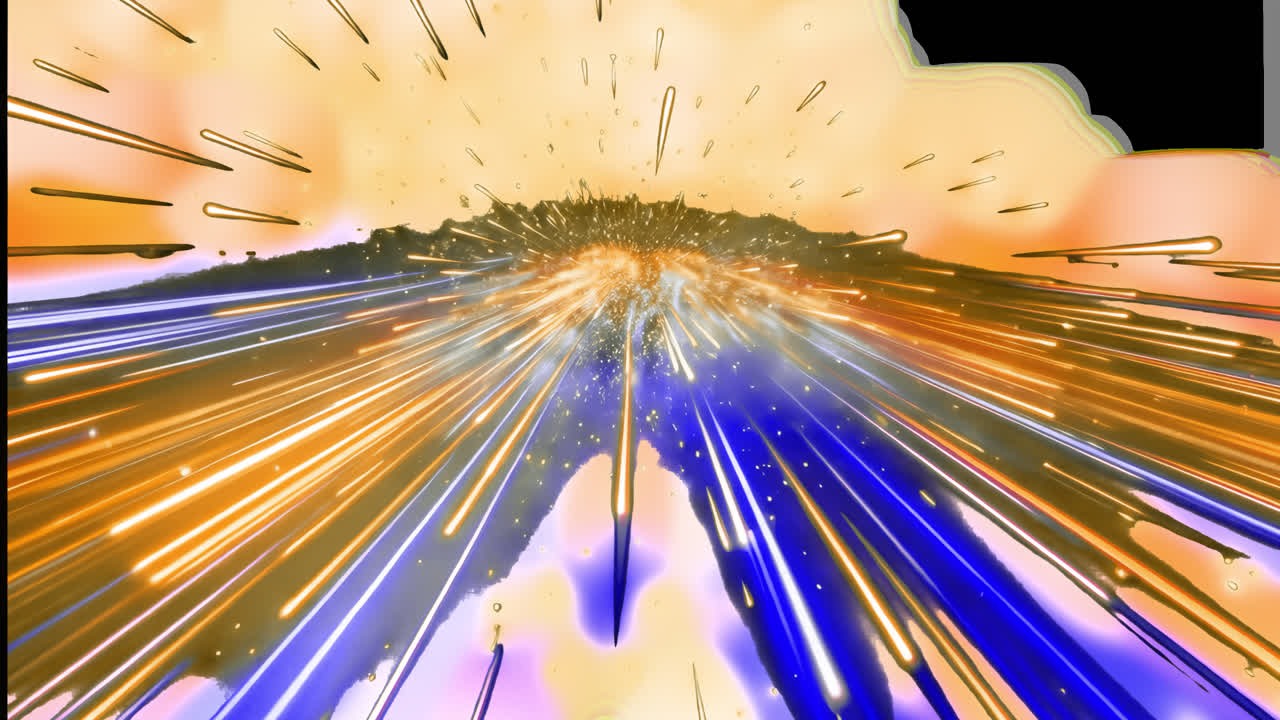 Dynamiske lysstriber, animeret overlay, gennemsigtig 4K-video, alfakanal, ProRes 4444.